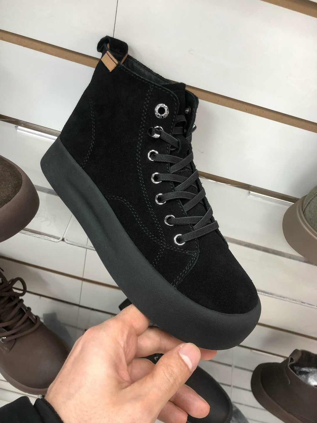 ,ботинки замшевые,демисезонная , зимняя, женская