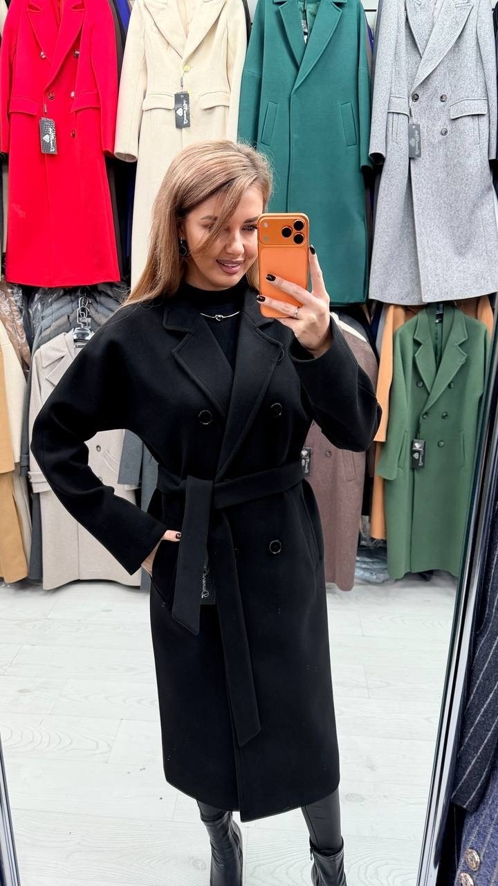 женское пальто,пальто демисезонные,пальто,черное пальто женское,удлиненное пальто