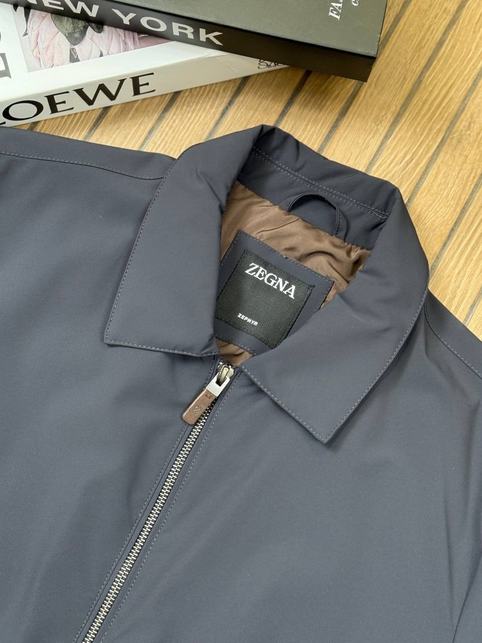 куртка бомбер,куртка,двусторонняя куртка zegna premium zip-up navy / grey,демисезонная куртка,куртка бомбер мужская