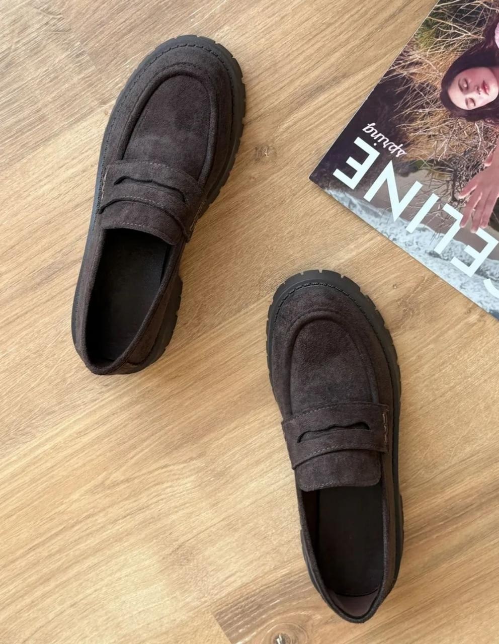 ,замшевые лоферы на платформе,лоферы замш,лоферы женские,лоферы на платформе