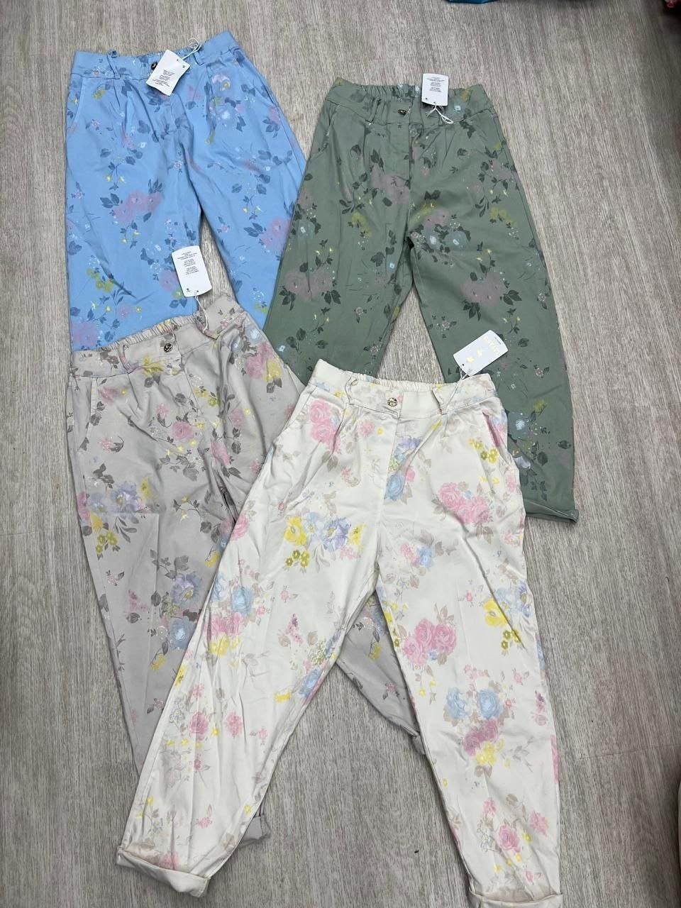 джинсы для девочек,джинсовые брюки,брюки для девочек,джинсы с цветочным принтом,брюки женские летние