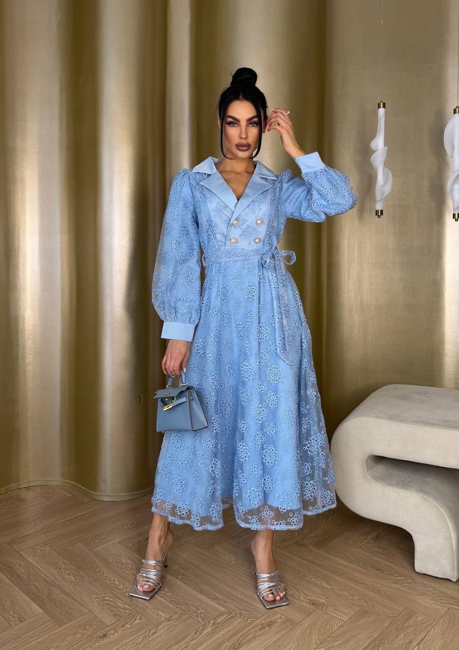 нарядное платье,модное платье,платье,женское платье,голубое платье