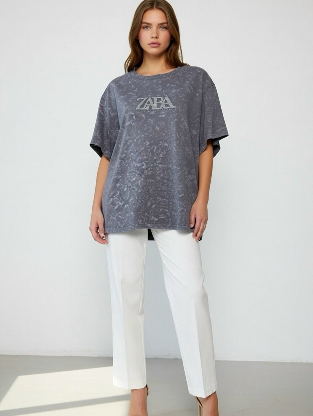 футболка оверсайз,футболки женская оверсайз,футболки женская,футболка оверсайз серая,брюки льняные