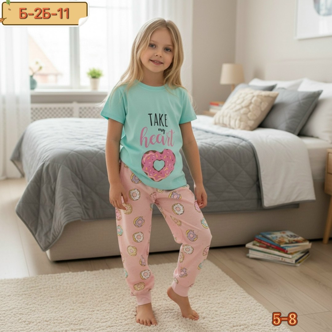 пижама детская,пижама для девочки,пижама для девочки единопончик-2,детская пижама для девочки,комплект пижама