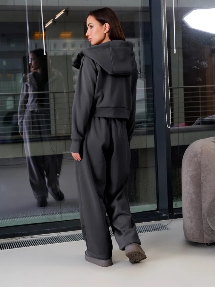 костюм на флисе,женский костюм из футера,теплый костюм,костюм из футера с начесом,женский костюм из футера с начесом happyfox