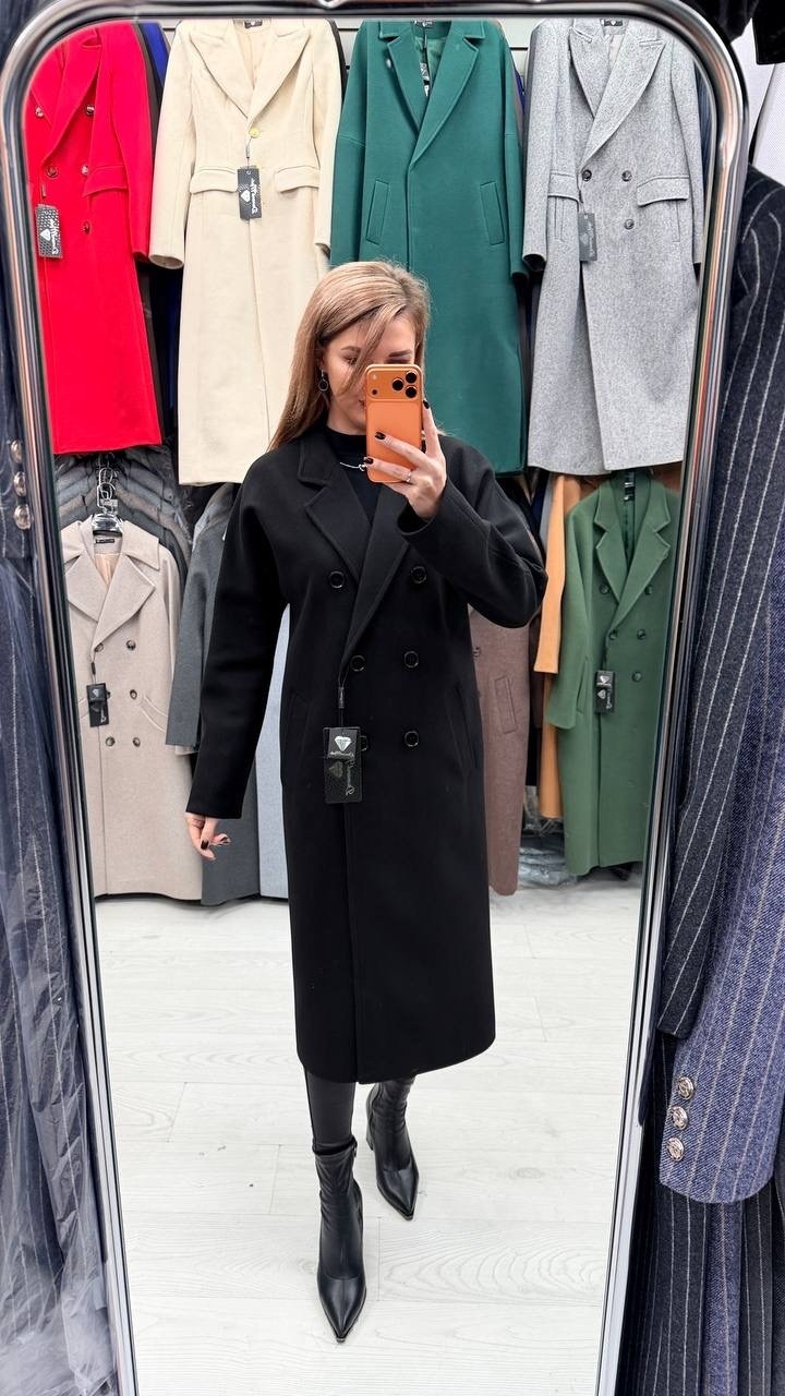 женское пальто,пальто демисезонные,пальто,черное пальто женское,удлиненное пальто