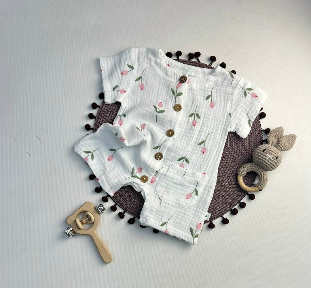 песочник из муслина,песочник муслиновый,песочник детский муслин,песочник муслин,одежда для новорожденного