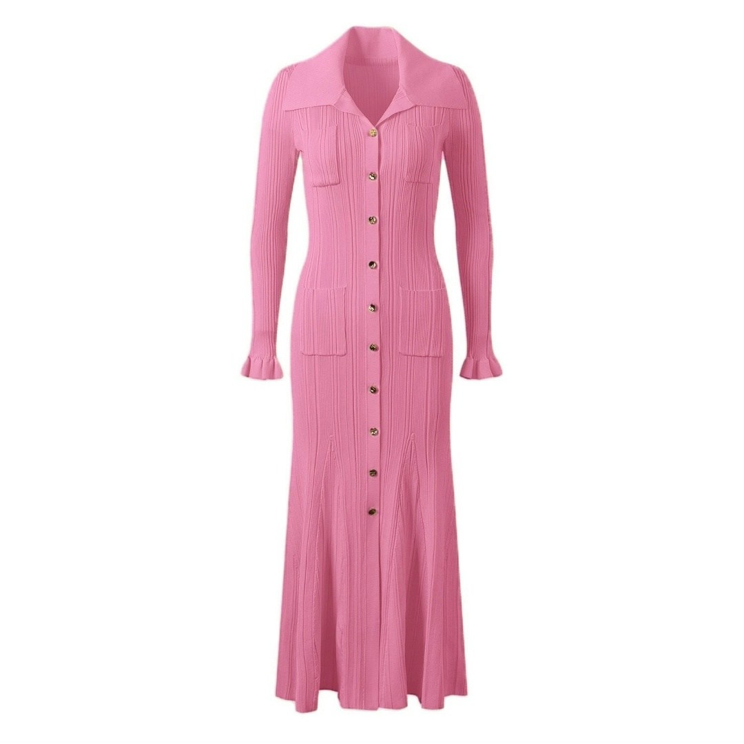 трикотажное платье,платье женское розовое,вязаное платье,трикотажное платье макси,модное платье