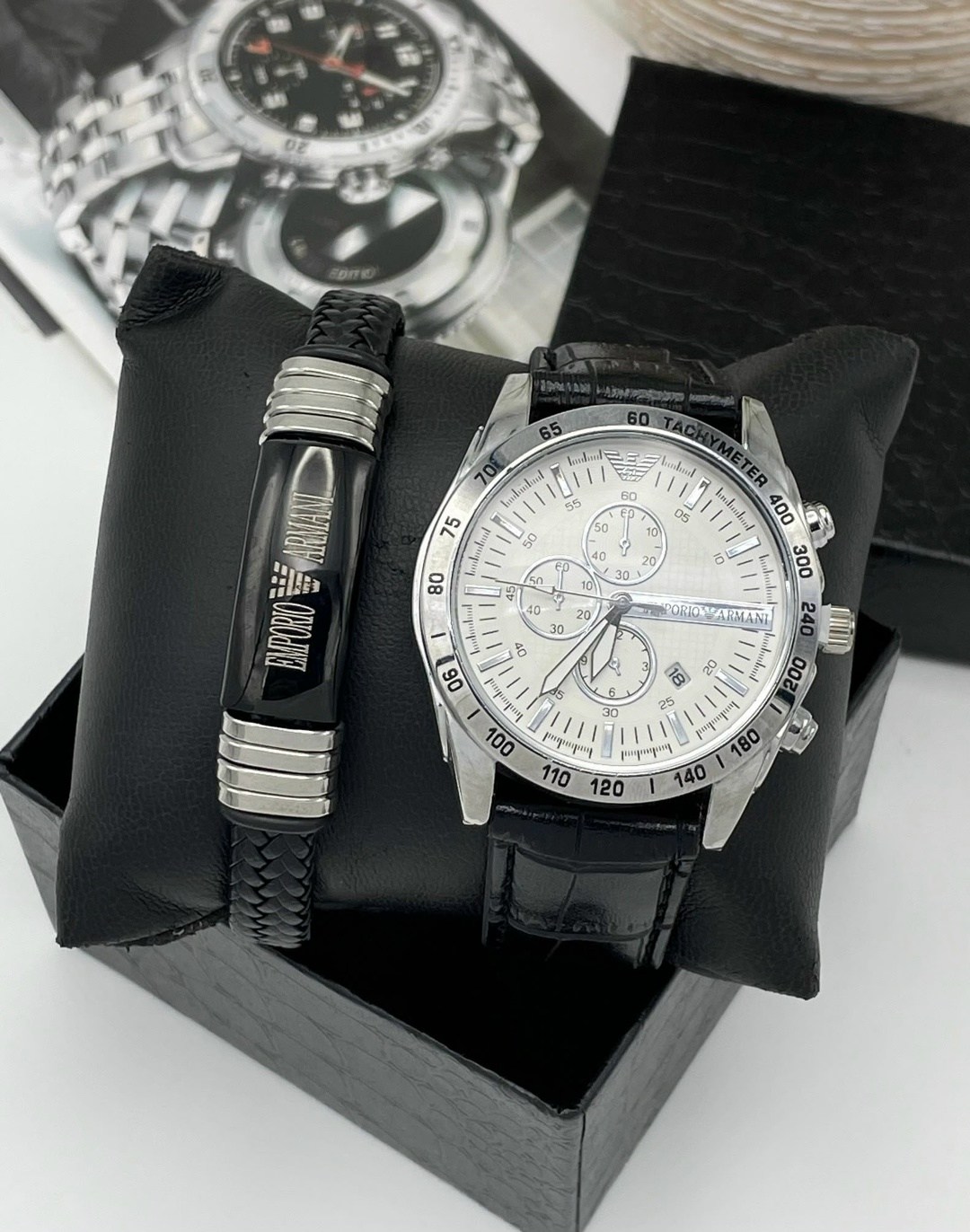 набор часы,мужской подарок часы,подарочный набор часы,мужской подарочный набор,набор часы и ремень в коробке джорджио армани