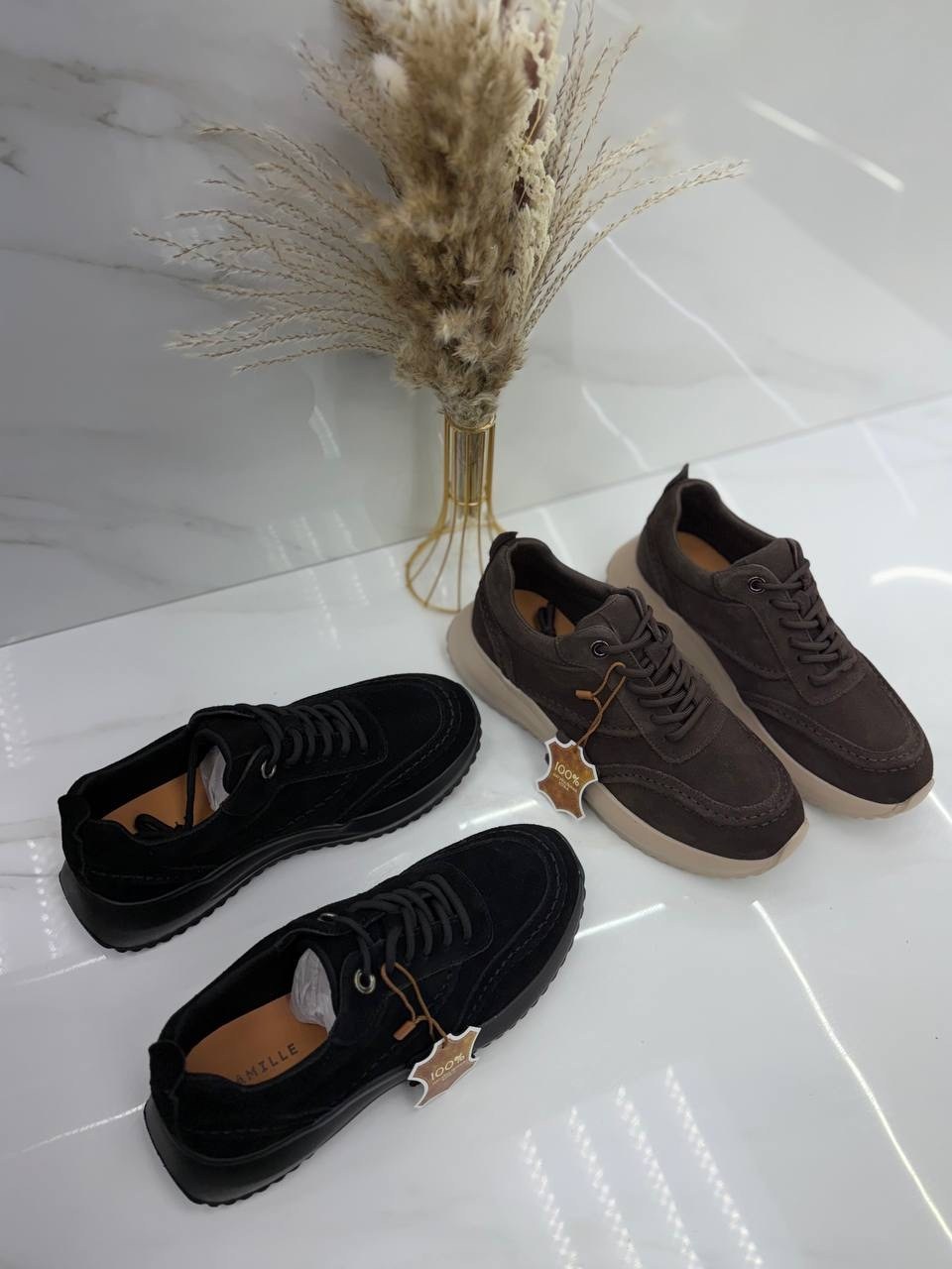 кроссовки из натуральной замши,замшевые кроссовки,женские кроссовки из замши loro piana коричневые,,кроссовки замш