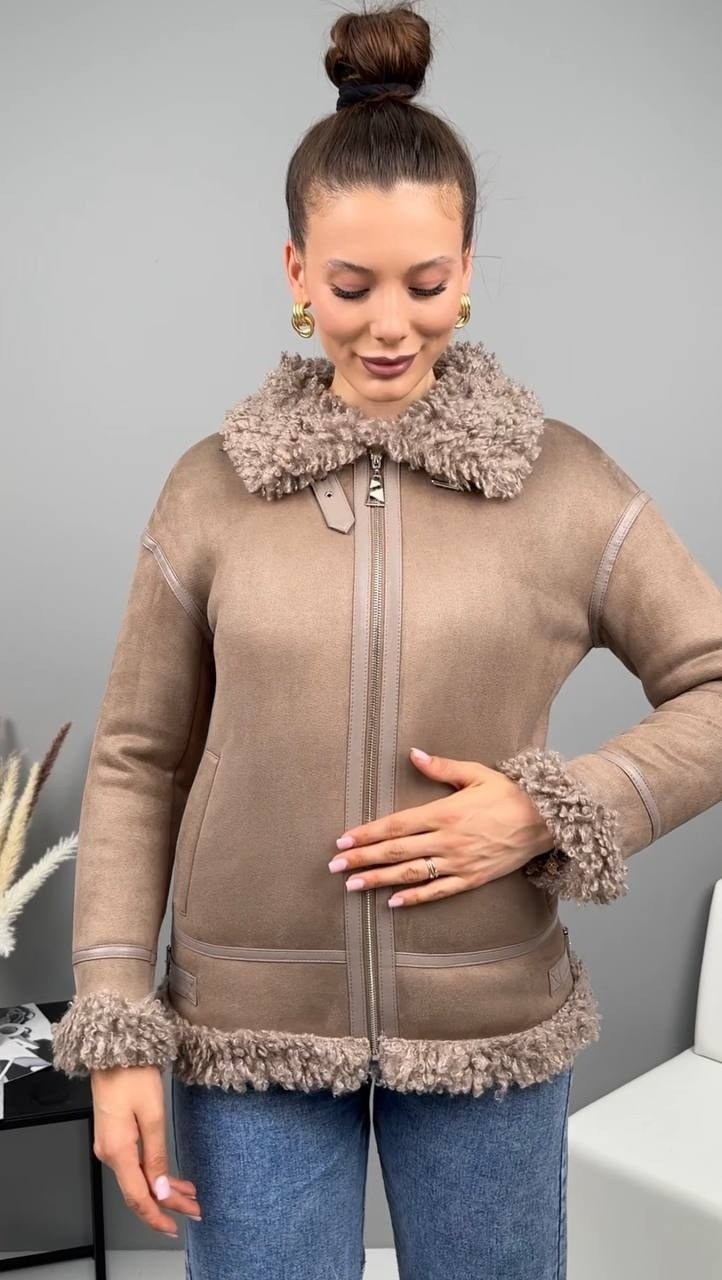 дубленка авиатор женская,дубленка женская,облегченная дубленка-авиатор из эко тосканы,дубленка авиатор зимняя женская,дубленка авиатор