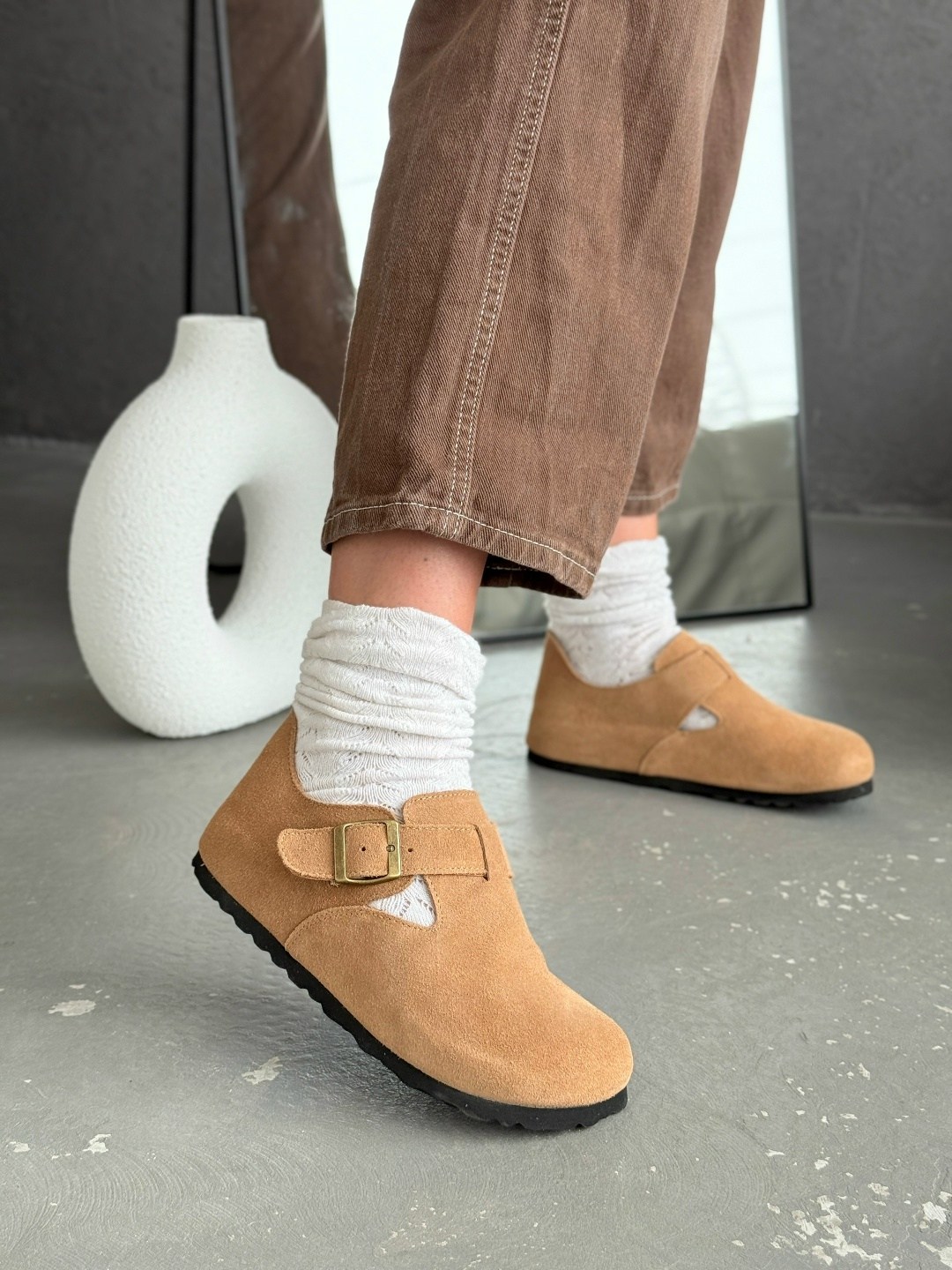 ,женская ,биркенштоки женские,замшевые босоножки,повседневная