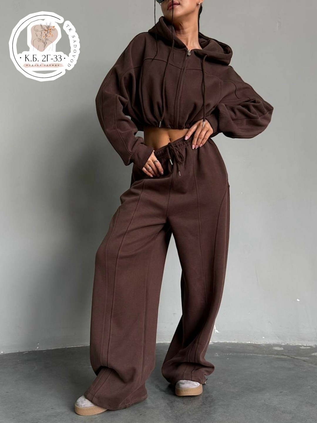 брючный костюм,спортивный костюм женский домашний оверсайз из футера,спортивный костюм женский домашний оверсайз из футера joe lo 39504511,костюм женский,штаны широкие