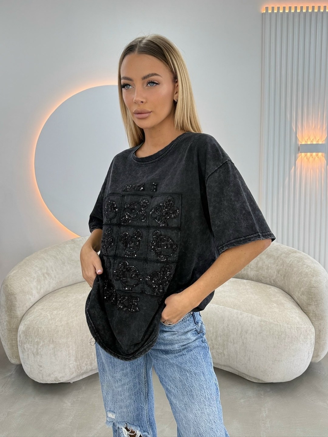 футболки женская,футболка оверсайз,футболка женская оверсайз em&bai,футболка женская варенка оверсайз со стразами,футболка со стразами