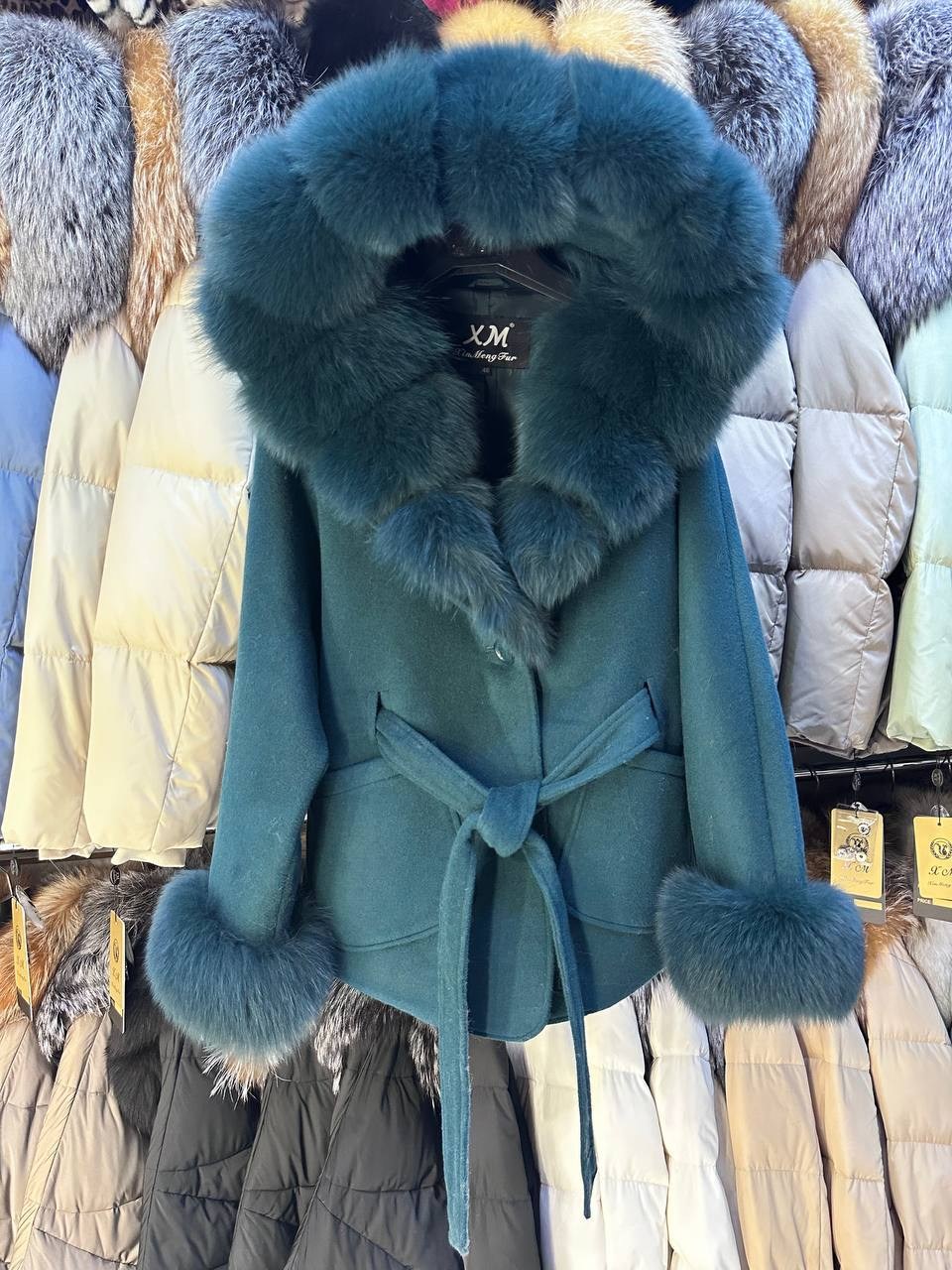 пальто кашемировое с мехом финского песца модель "кимоно",пальто с натуральным мехом,пальто кашемировое с натуральным мехом песца,пальто кашемировое с мехом песца,пальто кашемир с мехом песца