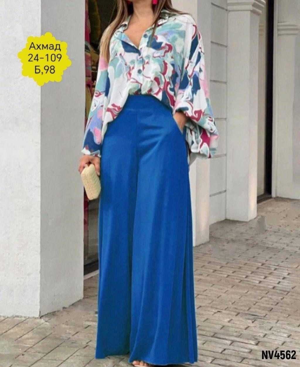 шифоновые брюки палаццо,широкие брюки,брюки с широкими штанинами,повседневный костюм,женские костюмы