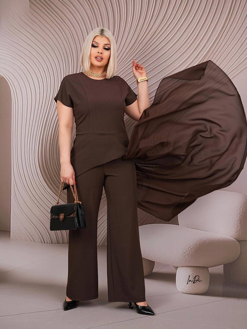 костюм с брюками,элегантный костюм,брючный костюм нарядный,брючный костюм женский,костюм из шифона брючный