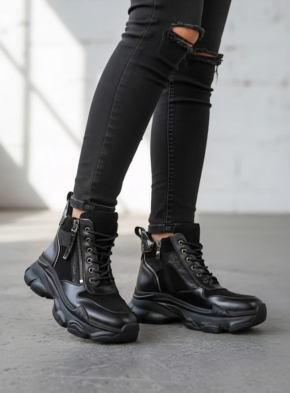 ,ботинки,ботинки на платформе,кроссовки демисезонные с мехом высокие утепленные black&bat,ботинки демисезонные на платформе