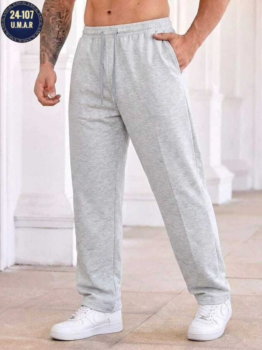 мужские простые дешевые хлопковые спортивные штаны больших размеров,мужские спортивные брюки,брюки спортивные,спортивные штаны мужские,спортивные брюки мужские happyfox hf9118 серые 56 ru