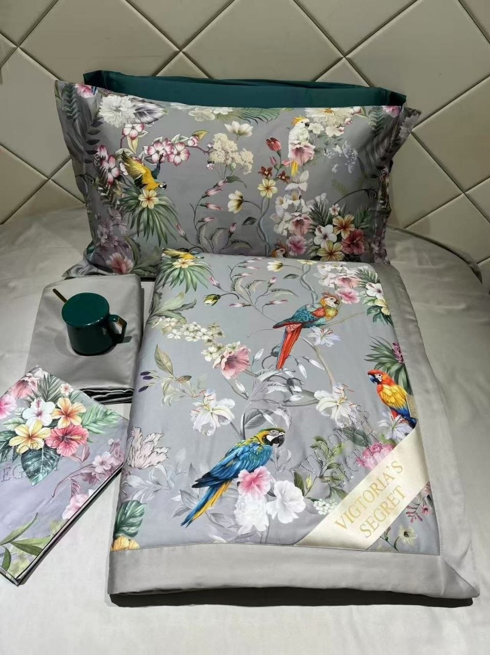комплект постельного белья с одеялом,комплект постельного белья,комплект постельного белья blumarine,комплект постельного белья blumarine мако-сатин евро наволочки 50x70,victoria's secret комплект пос