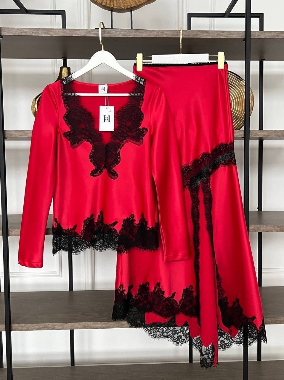 с кружевом,комплект женских,женские пижамы,шелковая пижама,домашняя одежда