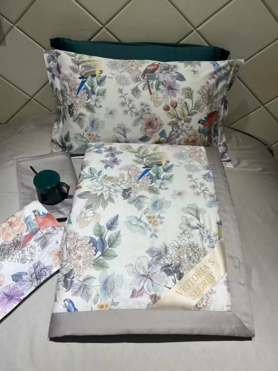 комплект постельного белья с одеялом,комплект постельного белья,комплект постельного белья blumarine,комплект постельного белья blumarine мако-сатин евро наволочки 50x70,victoria's secret комплект пос