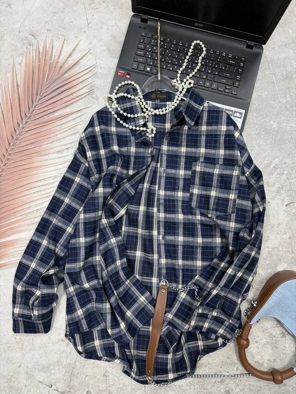рубашка коричневая в клетку оверсайз удлиненная arsshopp,женская рубашка в клетку,рубашка в клетку оверсайз женская,рубашка клетка,клетчатая рубашка