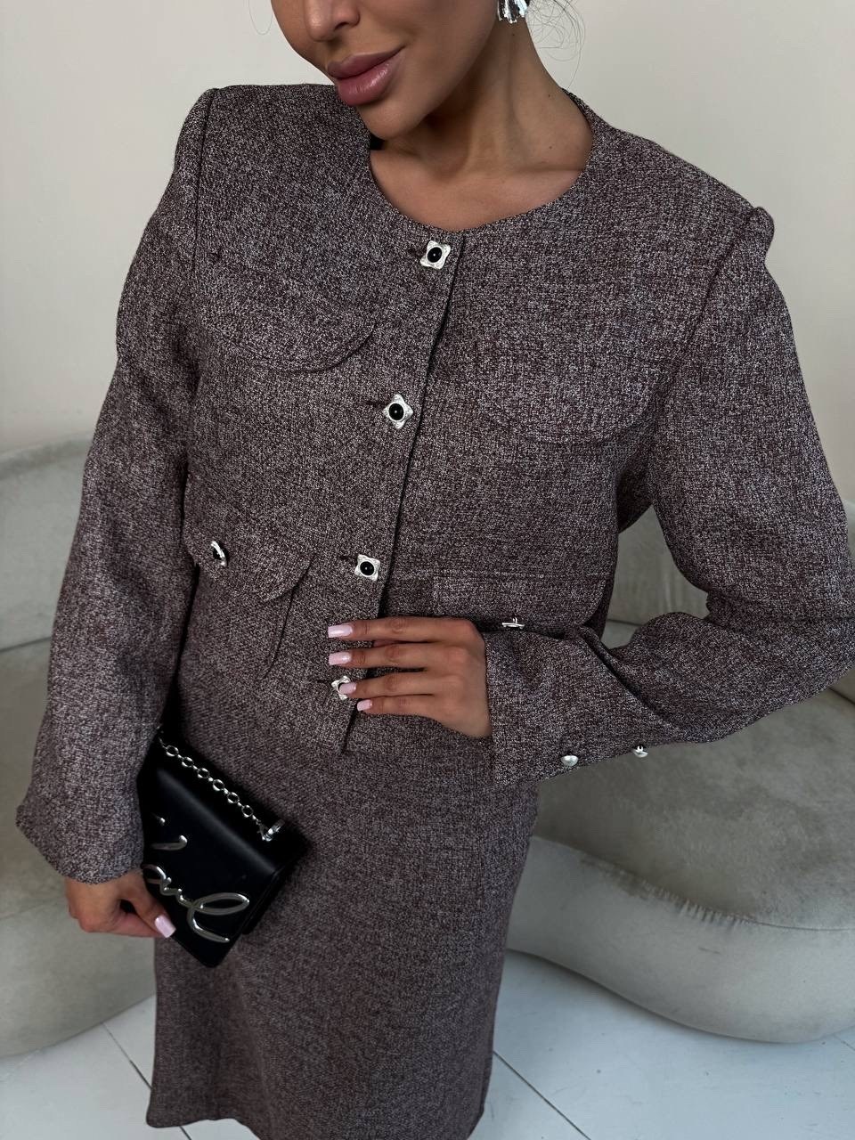 твидовый костюм,твидовый костюм с юбкой,костюм с юбкой,женский костюм твидовый,костюм женский из твида в стиле шанель