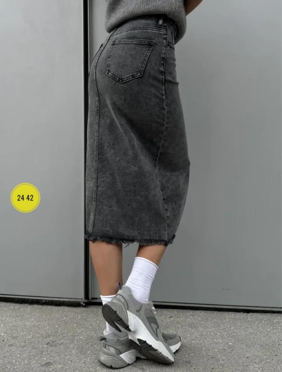 юбка люкс,юбка джинсовая с разрезом,юбка джинсовая миди с разрезом,женская юбка,юбка джинсовая