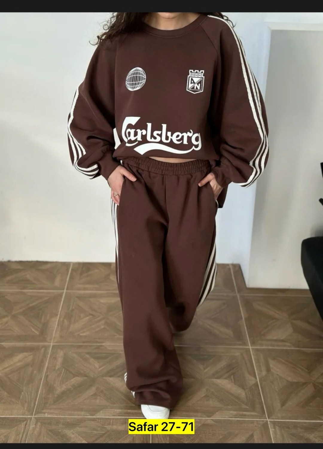 костюм двойка женский,женский спортивный костюм двойка,костюм спортивный оверсайз,женский костюм,костюм спортивный двойка оверсайз dream shop one love цвет шоколадный коричневый