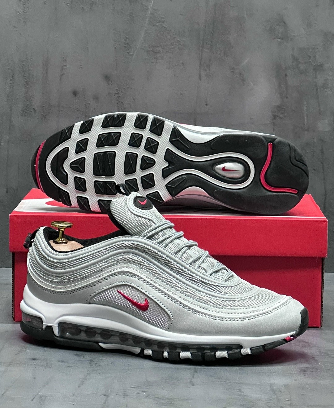 кроссовки nike air max 97,nike air max 97 silver bullet,nike air max 97 silver,кроссовки мужские nike air max 97,кроссовки