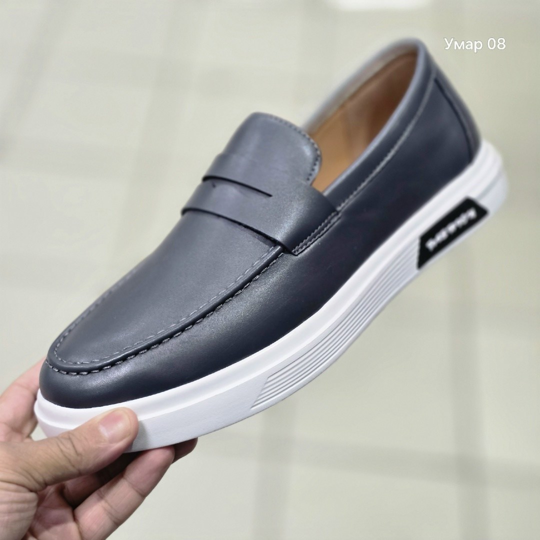 ,туфли лоферы легкие кожаные grand gudini, повседневные,лоферы мужские,мужские слипоны