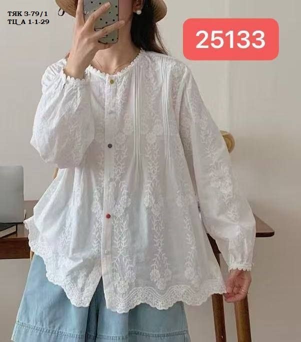 женская винтажная льняная блузка johnature,блузка с кружевами,женская рубашка с вышивкой vgh,женская рубашка,винтажная блузка