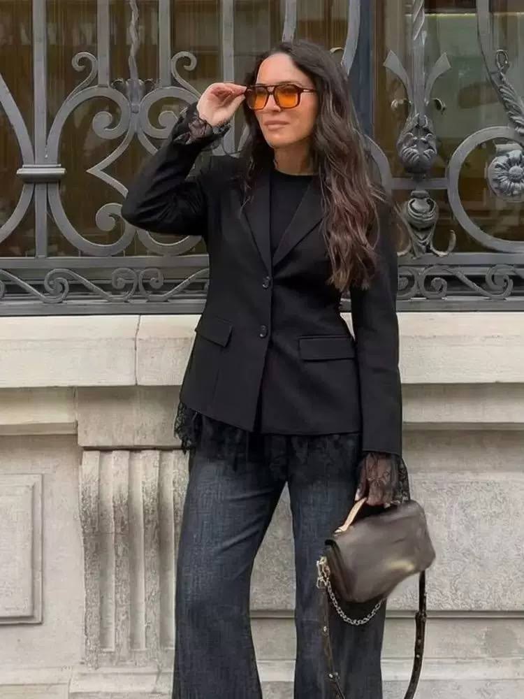 элегантный кружевной пиджак,жакет с кружевом,жакет деловой,жакет приталенный с кружевом,пиджак