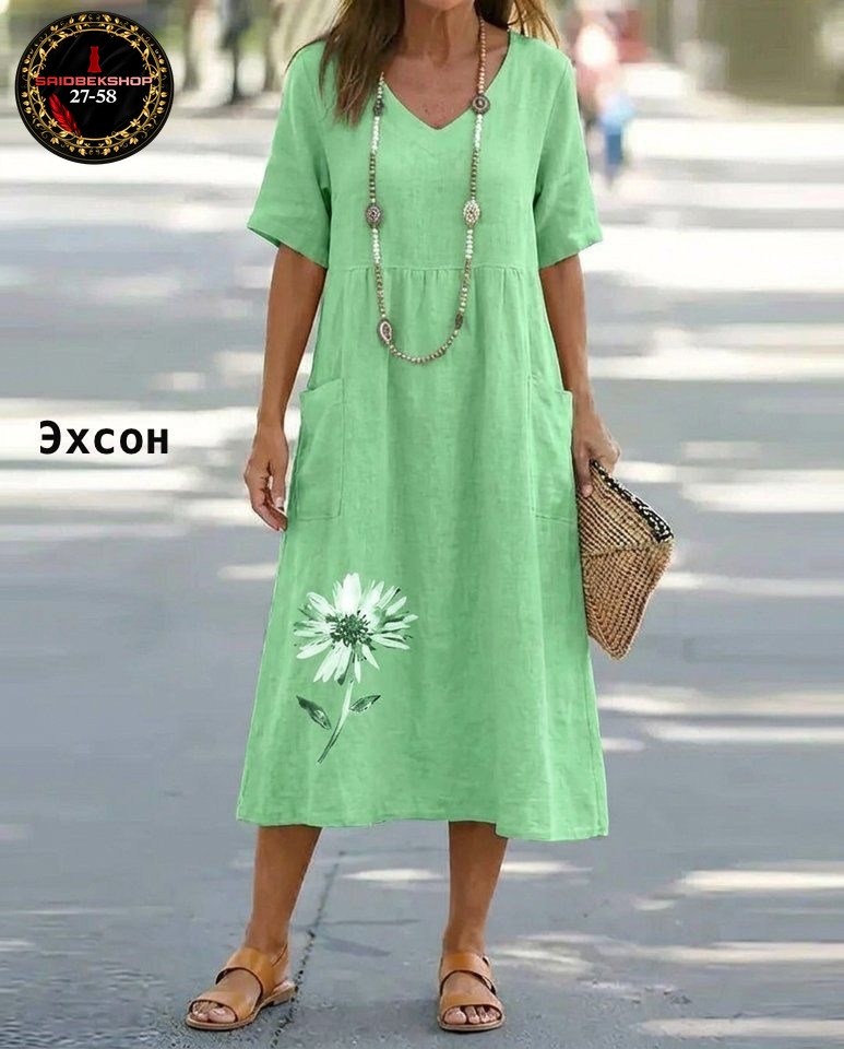 летнее платье женское,платье женская,льняное платье,платье модное,летнее платье