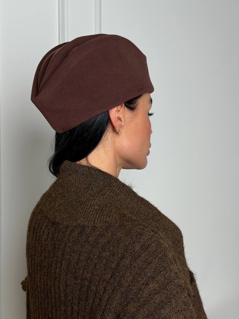 женские головные уборы,модные головные уборы,шапка женская,шляпка таблетка из фетра "vera" светло-серая,шляпа