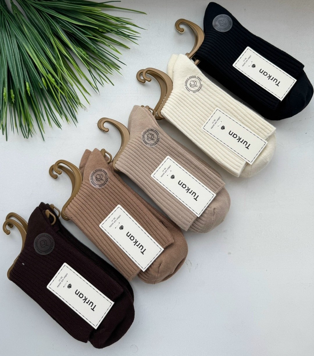 женские носки,комплект носки женские,носки комплект,носки женские набор,носки turkan комплект 5 пар размер 36-41 черный бежевый коричневый