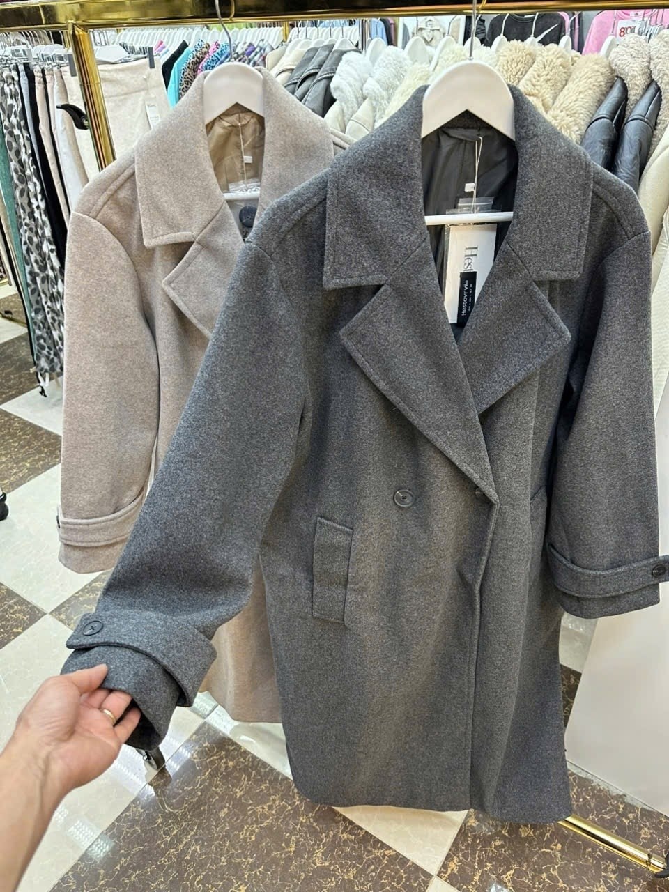 женское модное классическое кашемировое шерстяное пальто,шерстяное пальто,женское пальто,женское шерстяное пальто,классическое пальто