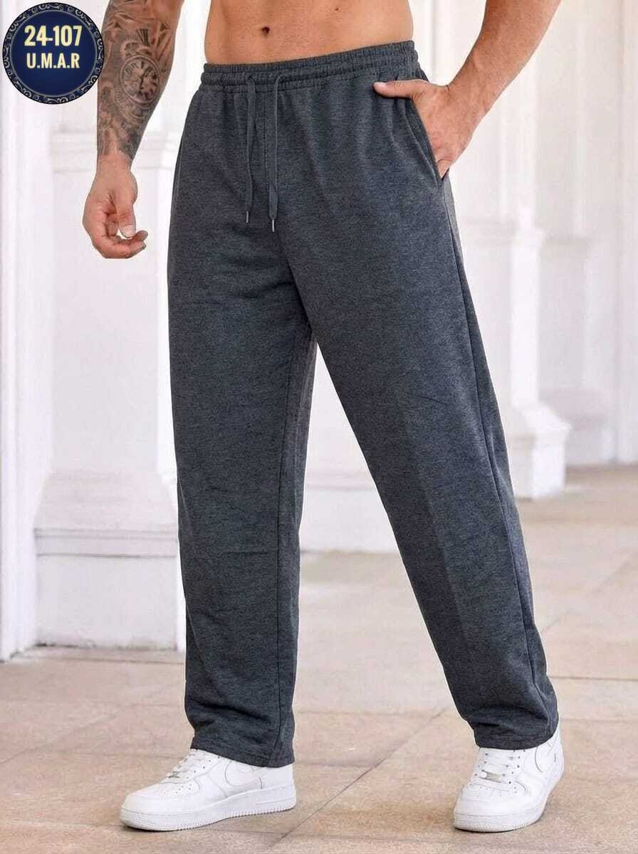 мужские простые дешевые хлопковые спортивные штаны больших размеров,мужские спортивные брюки,брюки спортивные,спортивные штаны мужские,спортивные брюки мужские happyfox hf9118 серые 56 ru