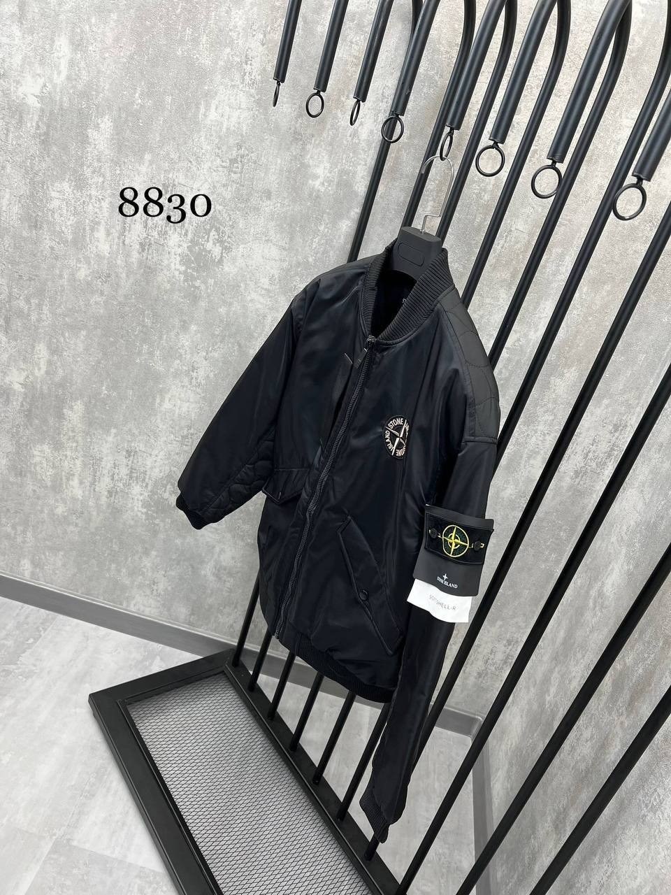 мужской бомбер stone island,куртка бомбер stone island rv9208b-1 black,stone island мужская куртка из нейлона,куртка stone island,куртка бомбер stone island