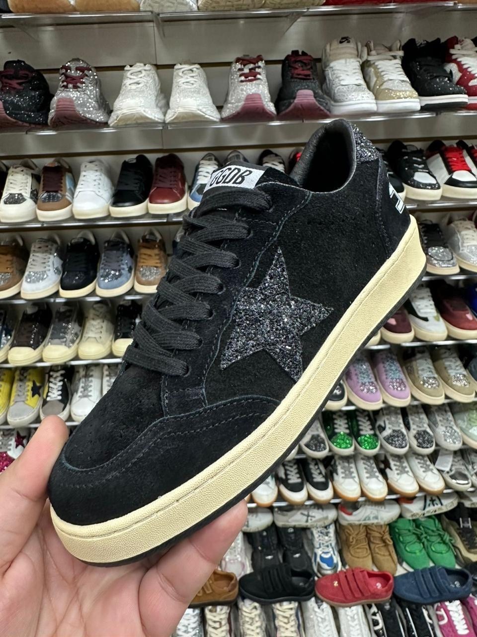 замшевые кроссовки ball star golden goose черный,кеды golden goose,,кроссовки golden goose,коричневые кроссовки ball star golden goose anthracite silver