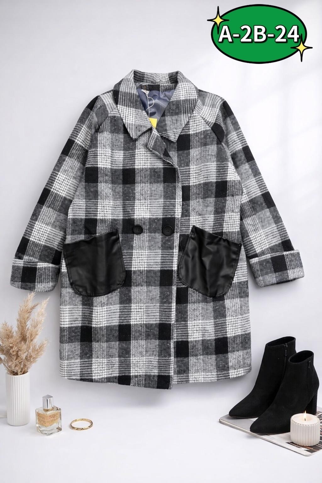 пальто в клетку,пальто модное,шерстяное пальто,пальто клетчатое,пальто женские