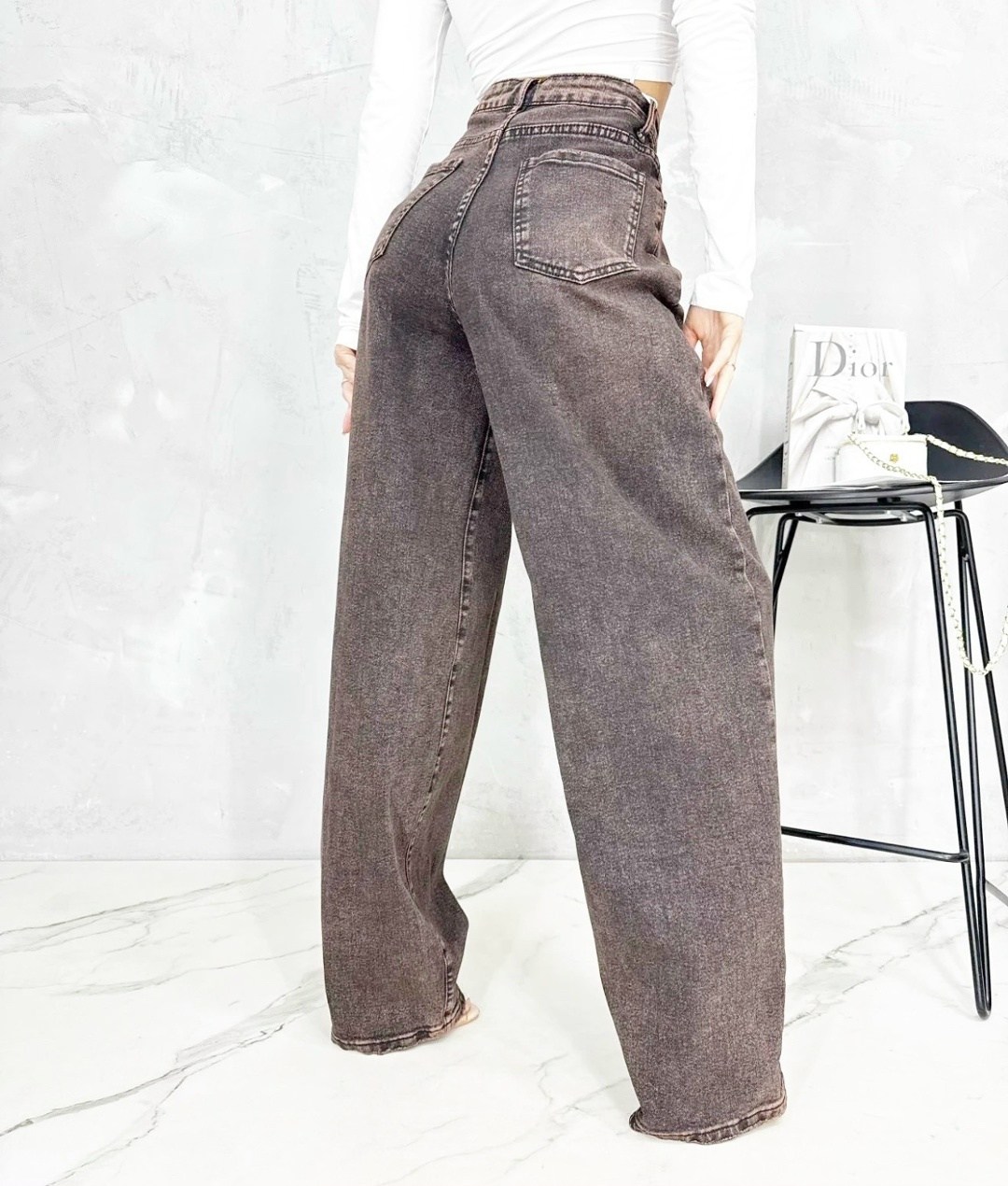 джинсы женские,широкие джинсы,джинсы,джинсы женский vallik коричневый широкие,джинсы палаццо