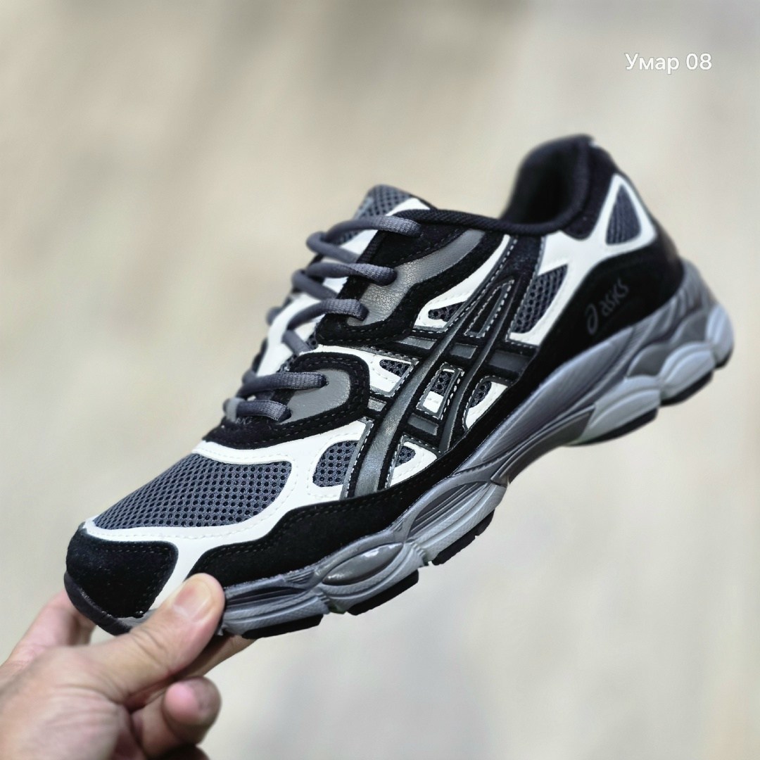 кроссовки gel nyc black grey спортивная  asics,кроссовки asics gel nyc,кроссовки asics,кроссовки мужские asics,кроссовки спортивные asics gel nyc oyster black
