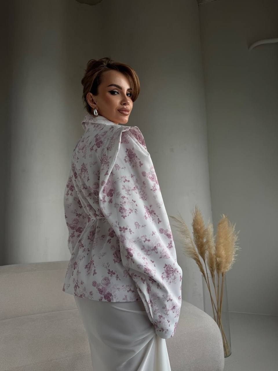 пиджак оверсайз с цветочным принтом leroy style,пиджак с цветочным принтом,женский пиджак,пиджак оверсайз,женские жакеты