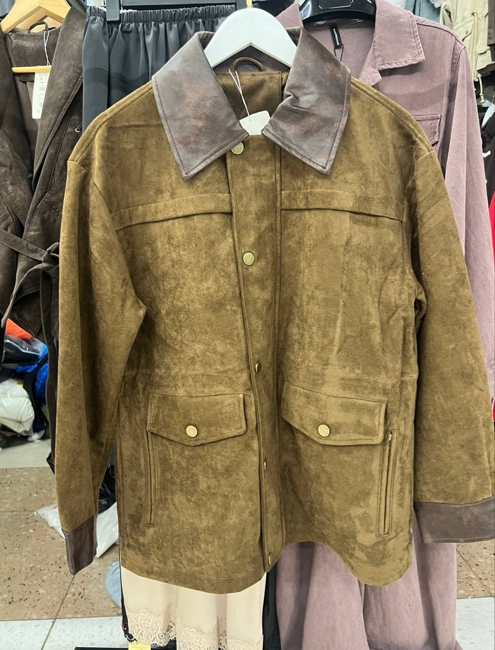 замшевая куртка,куртка рабочего тренд замшевая tinaria 313880037,замшевая женская куртка,куртка из замши,куртка