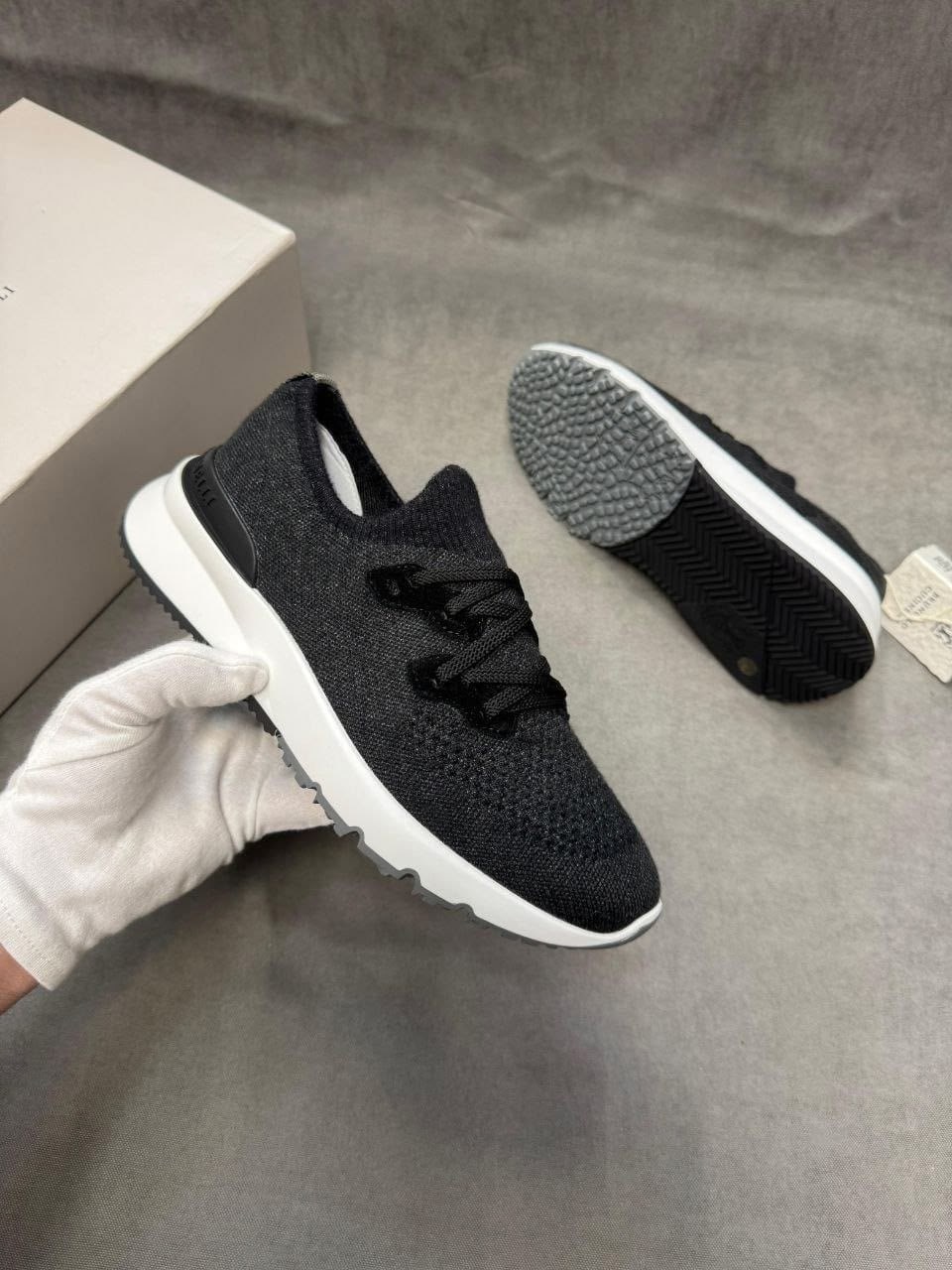 кроссовки brunello cucinelli,,комбинированные кроссовки brunello cucinelli,текстильные кроссовки brunello cucinelli,мужские кроссовки