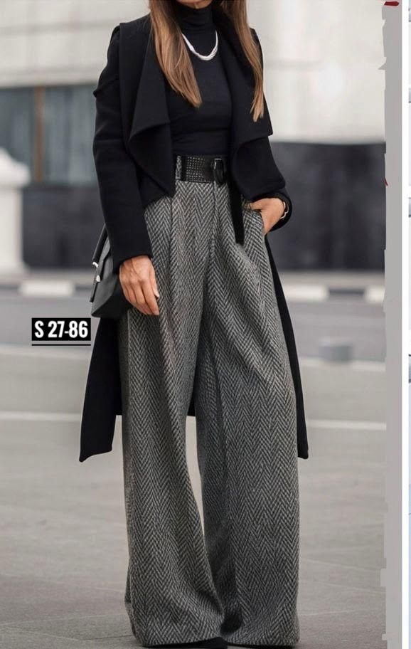 верхняя одежда с брюками палаццо,модные брюки палаццо,брюки палаццо,образ с брюками палаццо,широкие брюки