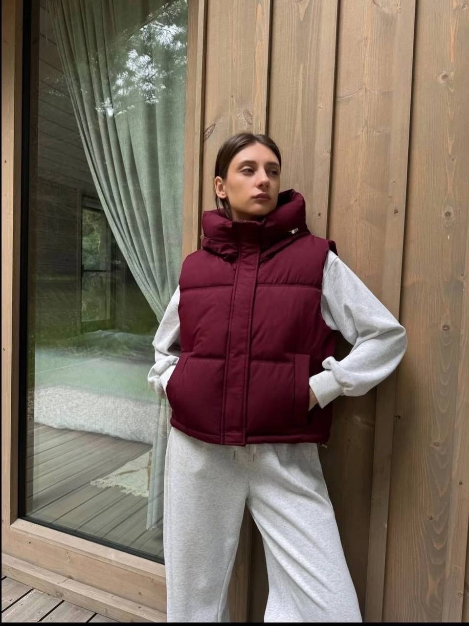 женская жилетка,осенняя жилетка,жилет теплый,жилет,жилетка