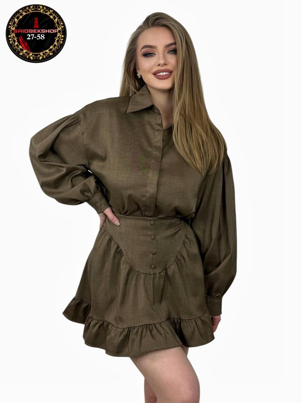 костюм двойка блузка рубашка с юбкой esiya 346804510,костюм женский двойка: рубашка и юбка с воланами марсала,костюм двойка блузка рубашка с юбкой esiya цвет бордовый,женские костюмы с юбкой,костюм с